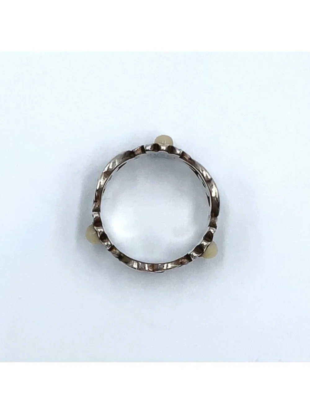 Gucci Double G Flower 925 Sterling Silver Ring